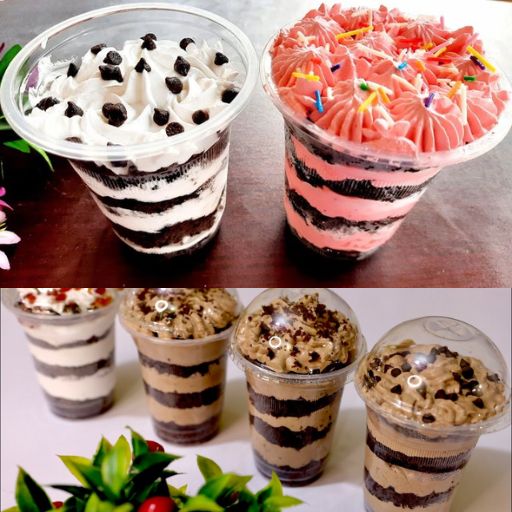 Jar cup cake